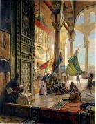 unknow artist Arab or Arabic people and life. Orientalism oil paintings 187 oil on canvas